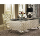 AICO Hollywood Swank Desk Chair in Creamy Pearl 03244-14