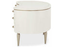 AICO Furniture London Place Desk in Creamy Pearl