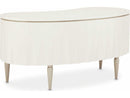 AICO Furniture London Place Desk in Creamy Pearl