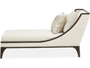 AICO Paris Chic Armless Chaise Cremini in Espresso