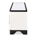 AICO Furniture Tuxedo Media Cabinet in Piano Keyboard