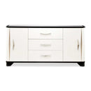 AICO Furniture Tuxedo Sideboard in Piano Keyboard