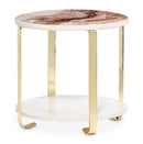 AICO Ariana End Table in Gold image