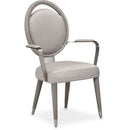 AICO Eclipse Arm Chair (Set of 2) in Moonlight image