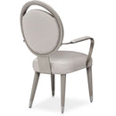 AICO Eclipse Arm Chair (Set of 2) in Moonlight