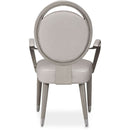 AICO Eclipse Arm Chair (Set of 2) in Moonlight