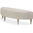 AICO Eclipse Bed Bench in Moonlight