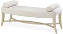 AICO Malibu Crest Bed Bench in Chardonnay