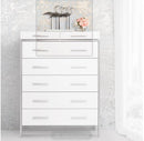 AICO Marquee Chest in Cloud White