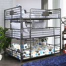 Olga I Antique Black Full/Full Bunk Bed
