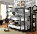 Olga I Antique Black Full/Full Bunk Bed