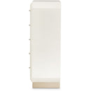 AICO La Rachelle Drawer Chest in Medium Champagne