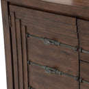 Aico Carrollton Sideboard in Rustic Ranch