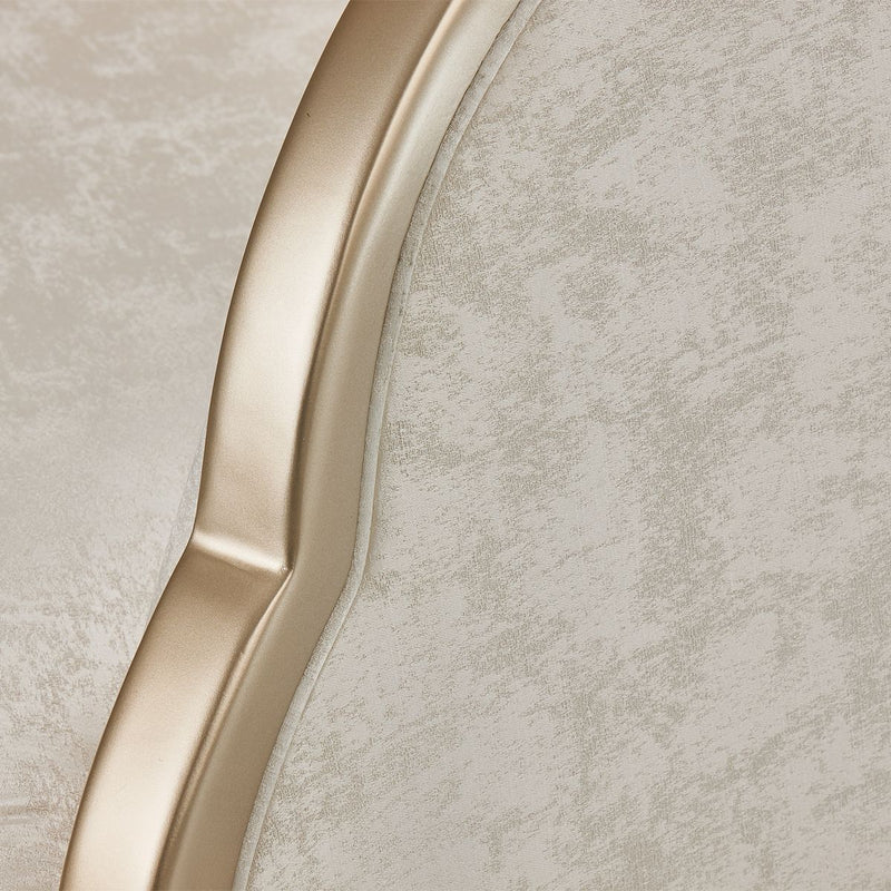 AICO Malibu Crest Chair in Chardonnay