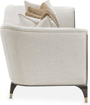 AICO Paris Chic Sofa Cremini in Espresso