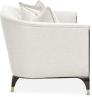 AICO Paris Chic Loveseat Cremini in Espresso