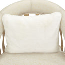 AICO La Rachelle Flame Chair Gold Rush in Medium Champagne