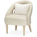 AICO La Rachelle Flame Chair Gold Rush in Medium Champagne