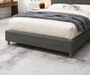 Stavern E.King, Full, & Queen Bed Grey & Black