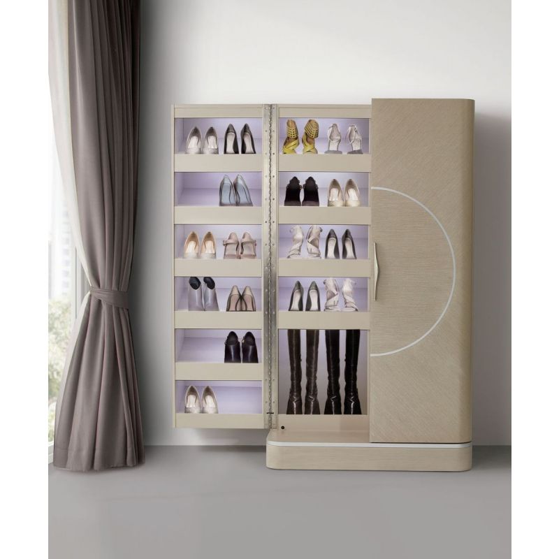 AICO Eclipse Footwear Cabinet in Moonlight