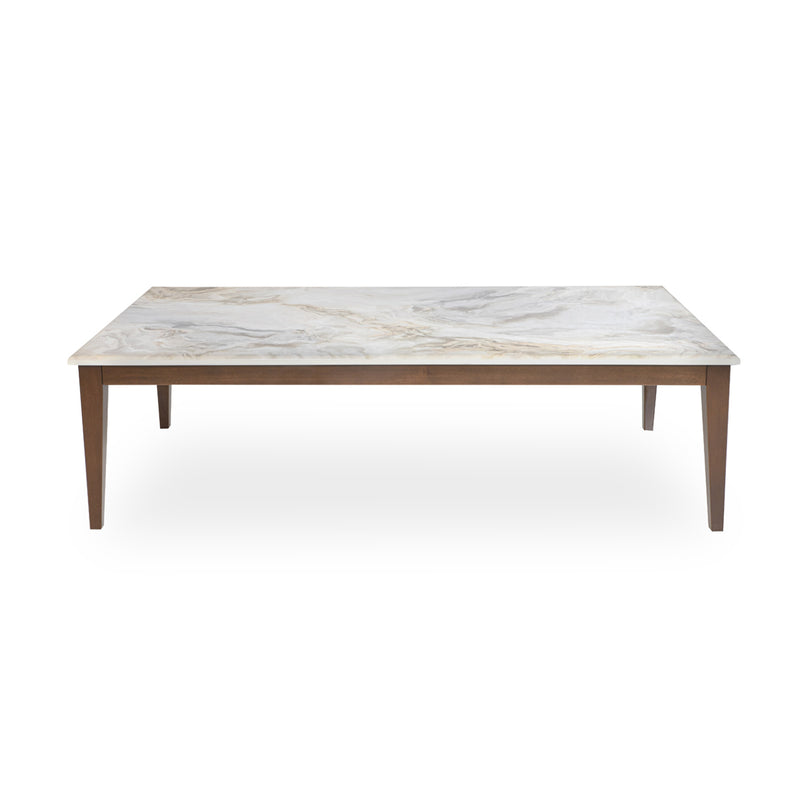 AICO Balboa Rectangular Cocktail Table in Warm Walnut