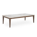AICO Balboa Rectangular Cocktail Table in Warm Walnut