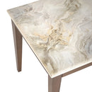 AICO Balboa End Table in Warm Walnut