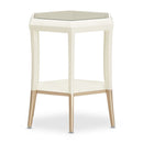 AICO La Rachelle Hexagon Accent Table in Medium Champagne image