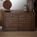 Aico Carrollton Dresser in Rustic Ranch