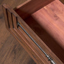 Aico Carrollton Drawer Chest in Rustic Ranch