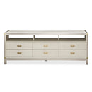 AICO Furniture Menlo Station TV Console in Eucalyptus image