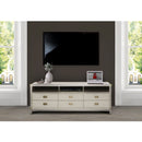AICO Furniture Menlo Station TV Console in Eucalyptus