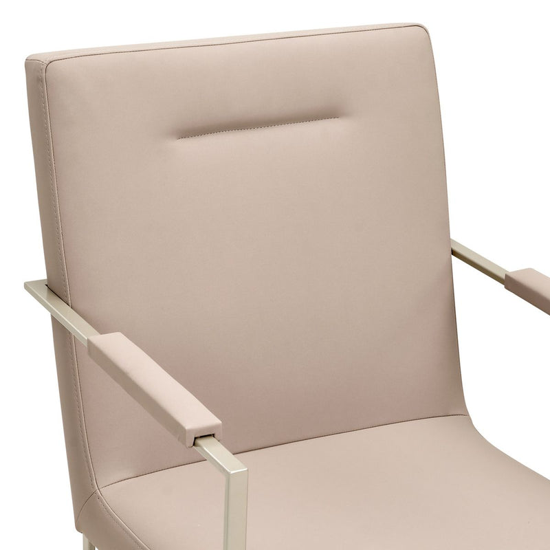 AICO Marin Arm Chair (Set of 2) in Greige