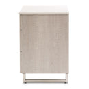 AICO Marin Nightstand in Greige