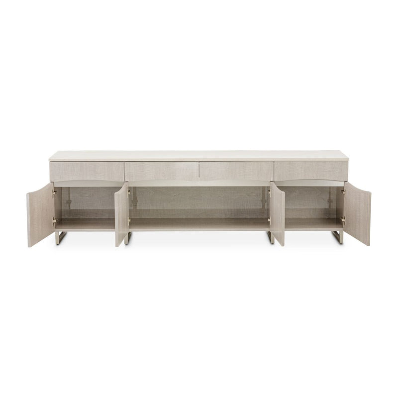 AICO Marin Media Cabinet in Greige