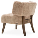 AICO Furniture A La Carte HalfMoon Curved Back Chair in Boardwalk