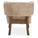 AICO Furniture A La Carte HalfMoon Curved Back Chair in Boardwalk