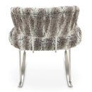 AICO Furniture A La Carte Pebble Beach Rocker Chair in Moondust