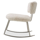 AICO Furniture A La Carte Pebble Beach Rocker Chair in Powder