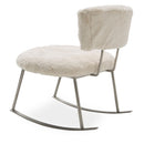 AICO Furniture A La Carte Pebble Beach Rocker Chair in Powder