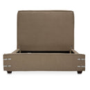 AICO Furniture Penninsula Queen Upholstered Bed in Khaki