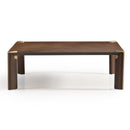 AICO Furniture Amora Cocktail Table in Eggshell Walnut