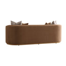 AICO Furniture Ariana Sofa in Caramel Gold