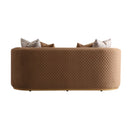 AICO Furniture Ariana Loveseat in Caramel Gold