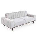 AICO Balboa Sofa in Warm Walnut