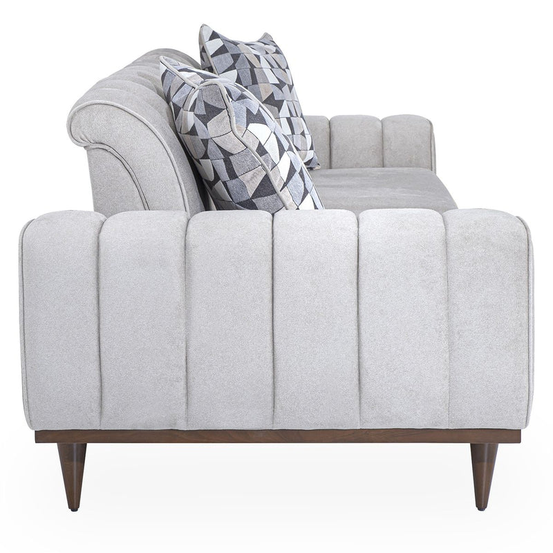 AICO Balboa Sofa in Warm Walnut
