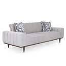 AICO Balboa Sofa in Warm Walnut