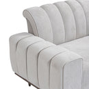 AICO Balboa Chair And A Half in Warm Walnut