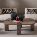 AICO Furniture Bristol Point Large Cocktail Table in Saddle Brown