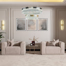 AICO Canberra End Table in Brown